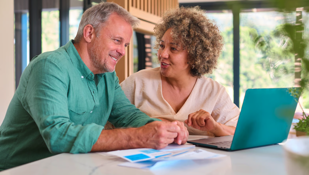 Person getting financial advice